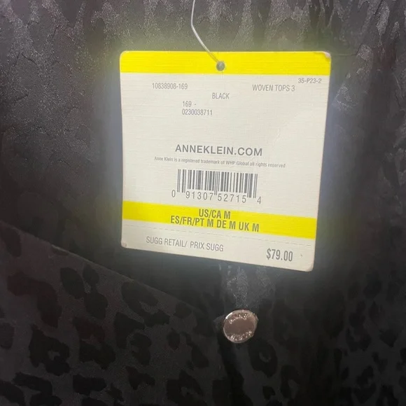NWT Anne Klein top-medium - Picture 4 of 5